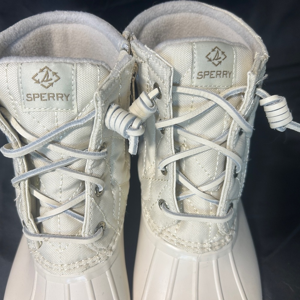 Sperry White boots shoes